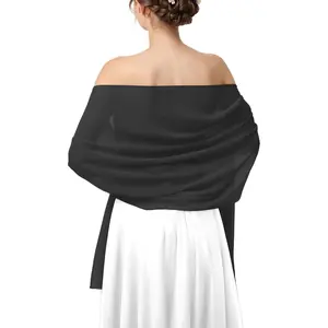 Shawls and Wraps for Evening Dresses, Chiffon Shawl Wraps for Women, Shawls for Wedding, Pashimina Bride Shawl