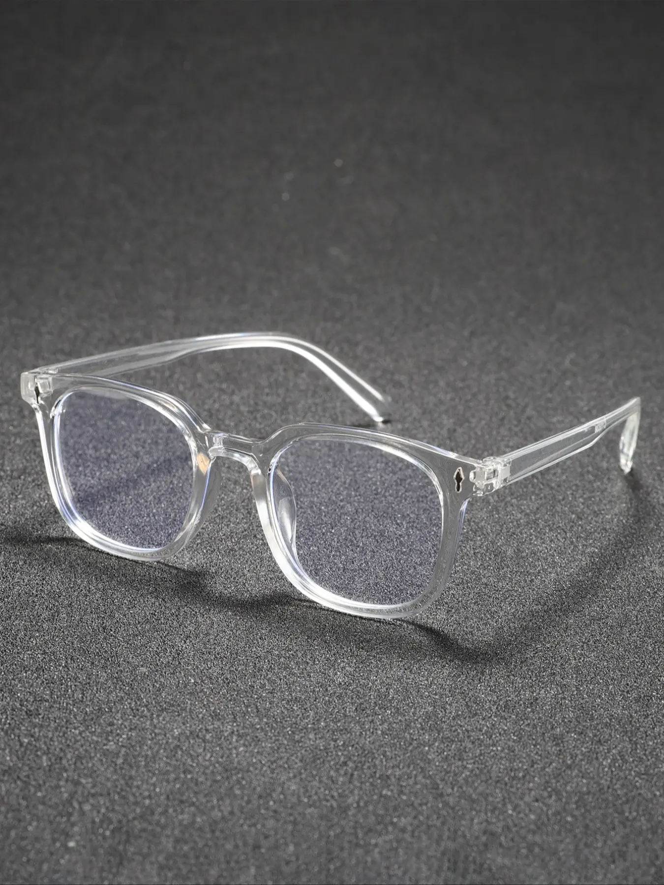 Classic Simple Unisex Non-Prescription Clear Lens Glasses, Clear Casual Eyeglasses, Suitable for Daily Life and Office Use, Transparent Lens Glasses, Plastic Eyewear, 1 Pair/2 Pairs