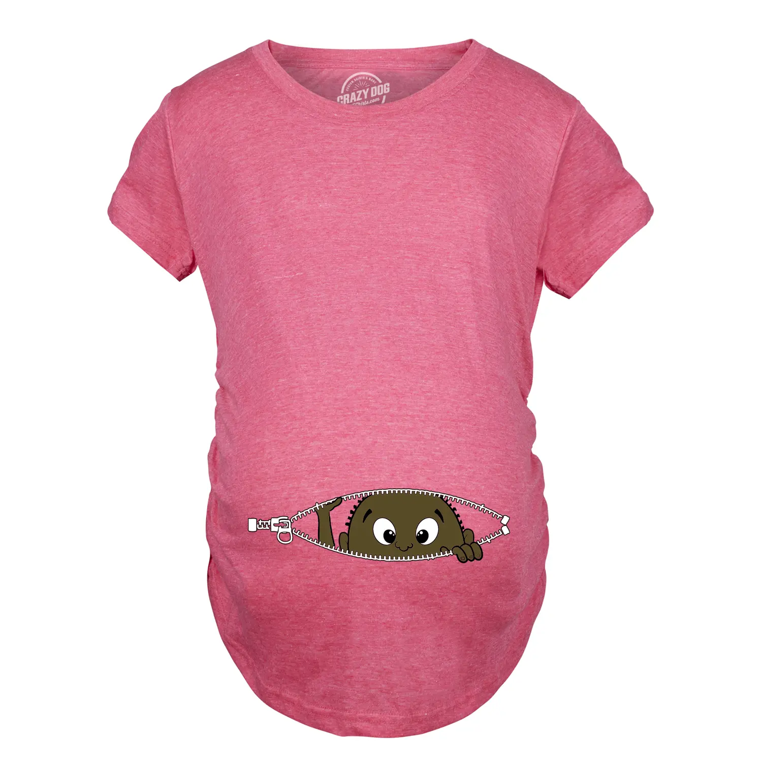 Maternity African American Baby Peeking Funny T shirts Pregnancy Annoucement T shirt Funny Graphic Maternity Tee Cute Pregnancy Tees With Plus Sizes Pregnant Funny Maternity Short Sleeve Maternity Shirts