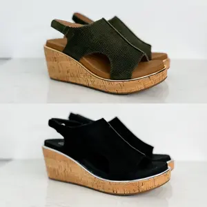 Corkys Head Turner Corduroy Wedges - 3 colors!