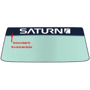 Fits A SATURN Vehicle Custom Windshield Banner Graphic Die Cut Decal - Vinyl Application Tool Included