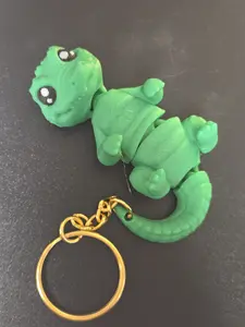 3d printed alligator keychain