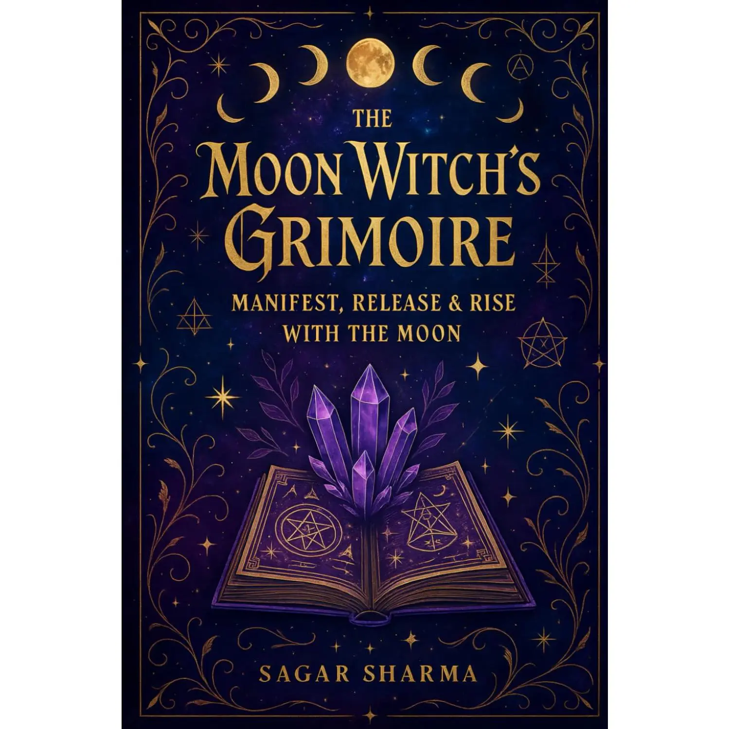 The Moon Witch’s Grimoire: Manifest, Release & Rise with the Moon Paperback – July 8, 2025