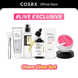 [COSRX Official] Glass Glow Set | Live Exclusive | glass skin, glow skin, brightening, vitamin, pdrn, peptide, plumping, hyperpigmentation, sunscreen