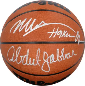 NBA Big Men Autographed Wilson Official Game Basketball with 6 Signatures - Limited Edition of 10 - Fanatics Authentic Certified