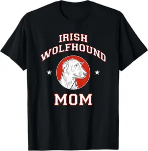 Irish Wolfhound Mom Dog Mother T-Shirt