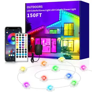 Permanent Outdoor Light, IP67 Waterproof Christmas Lights Outdoor, with app/Remote Control, House Lights Outdoors for Houses, Christmas, Parties, All Holidays and Daily use