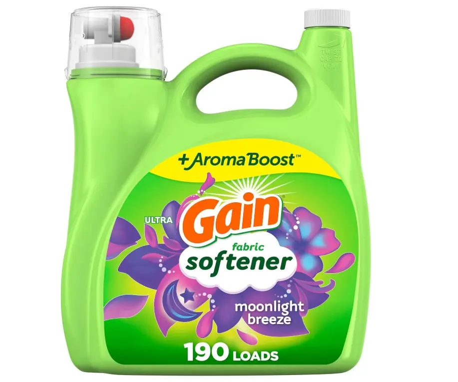 190 Loads Liquid Fabric Softener Moonlight Breeze Scent 140 FL OZ