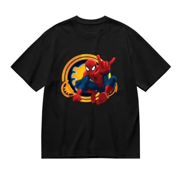 Marvel Spider-Man Amazing Graphic T Shirt Soft Cotton Oversized Streetwear Crewneck Short Sleeve Casual Summer Top
