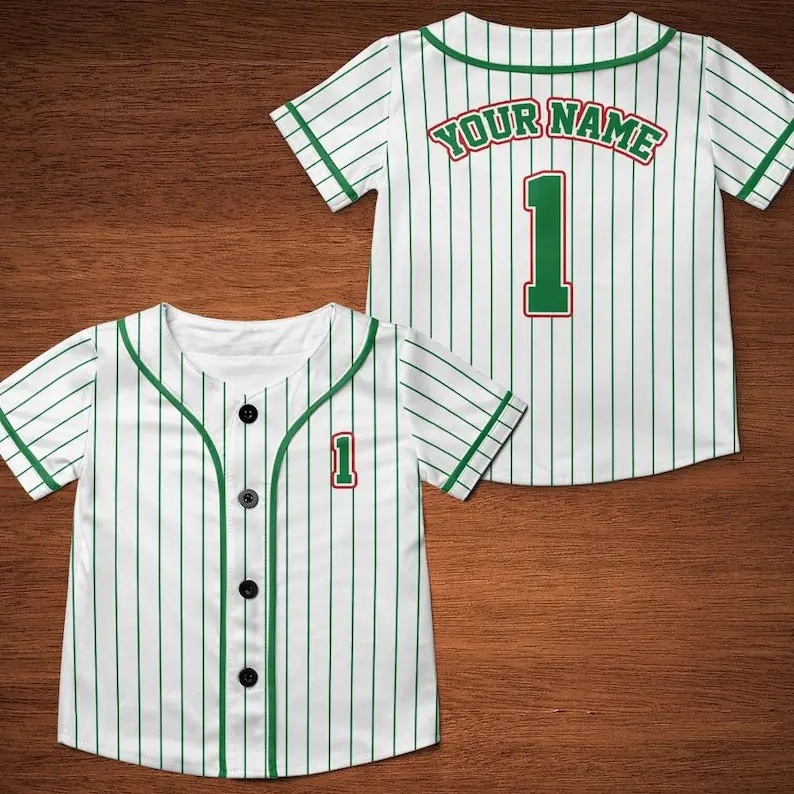 Personalized Kids Baseball Jersey, Custom Baseball Jersey, First Birthday Baseball Jersey, Toddler Baseball Jersey, Baseball First Birthday