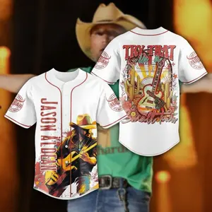 Jason Aldean Try That In A Small Town Art Baseball Jersey