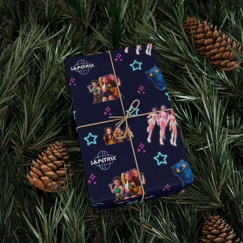 [ Sale Up To 35% ] Huntrix Wrapping Papers, Rumi Gift Wrap Paper, zoey ...