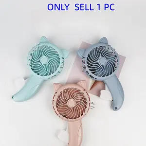 Mini Handheld Fan, Portable Manual Powerful Small Pocket Clip on Fan, Ideal for Travel Office Outdoor Use, Compact Cooling Device