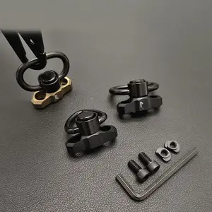 High-Quality Metal Quick Release Sling Buckle, Multi-Purpose Single-Hole 1&2 Point Sling Ring for Outdoor Sports, Cameras, Bags & MOLLE Bags