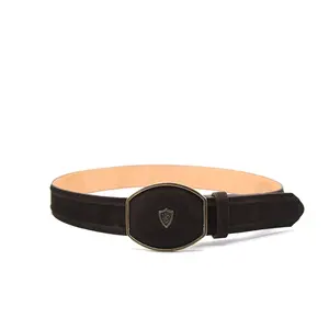 5704519750 - Vaquero Signature Men's Border Leather Belts With Tulip Print Cafe Difuminado