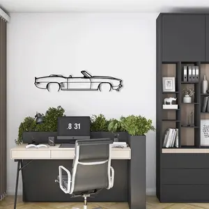 1969 Chevy Camaro Convertible Wall Art Handmade Car Decor Laser-Carved Wood Sign Personalized Garage Gift 3D Decor for Car Enthusiasts