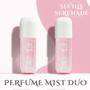 Solo En Ibiza Sevilla Serenade Body Mist Guava Coconut Water Pink Musk Scent 2 Pcs 180ml Perfume-Level Fragrance Long-Lasting Freshness