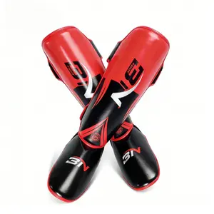 BN Thickened Sanda Shin Guard, Adult Muay Thai Combat Leg Guard, Children'S Taekwondo Training, One-Piece Calf Guard