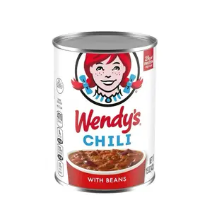 Wendy's Chili with Beans - 15 oz Can - 29g of Protein Per Serving - Perfect for Quick Meals