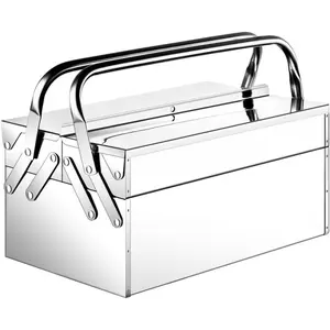 Box Stainless Tool Box Suitcase Suitcase Multi-use Folding for Home Use