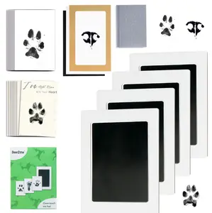 4-Pack Inkless Paw Print Kit for Dogs,Cats & Babies - Clean Touch Dog Nose & Baby Handprint Kit,Mess Free Dog Paw Print Kit,4-Pcs Ink Pads - Keepsake Gifts for Pet Lovers,New Moms