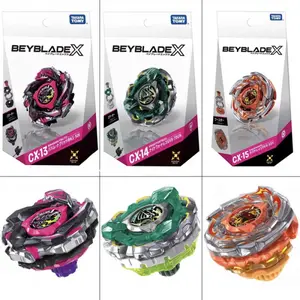 Battle Gyro Spinning Top Toy Metal Fusion Burst Set | Smooth Rotation Strong Endurance | Kids Fighting Game Gift for Anime Fans & Collectors Age 6+ CX-13 Starter Bahamut Blitz  CX-14 Knight Fortress  CX-15 Booster Ragna Rage  Blade