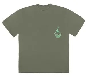 Travis Scott Jordan Cactus Jack Highest T Shirt Olive (men) by StockX