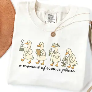 A Moment of Science T-Shirt – Funny Science Teacher Tee, STEM Shirt for Women, Chemistry Classroom Gift, Comfort Colors Back to School Shirt