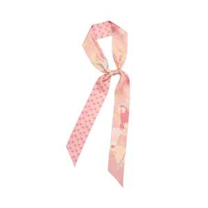 "El Amor" Silk Twill Neck Bow - Pink