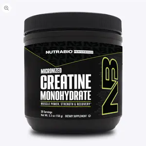NutraBio Pure Creatine Monohydrate Powder Supplement, Unflavored, (150 g) - Supports Bulk Muscle Energy, Recovery, and Strength - HPLC Tested Pure Grade Creatine Powder Supplement for Men and Women