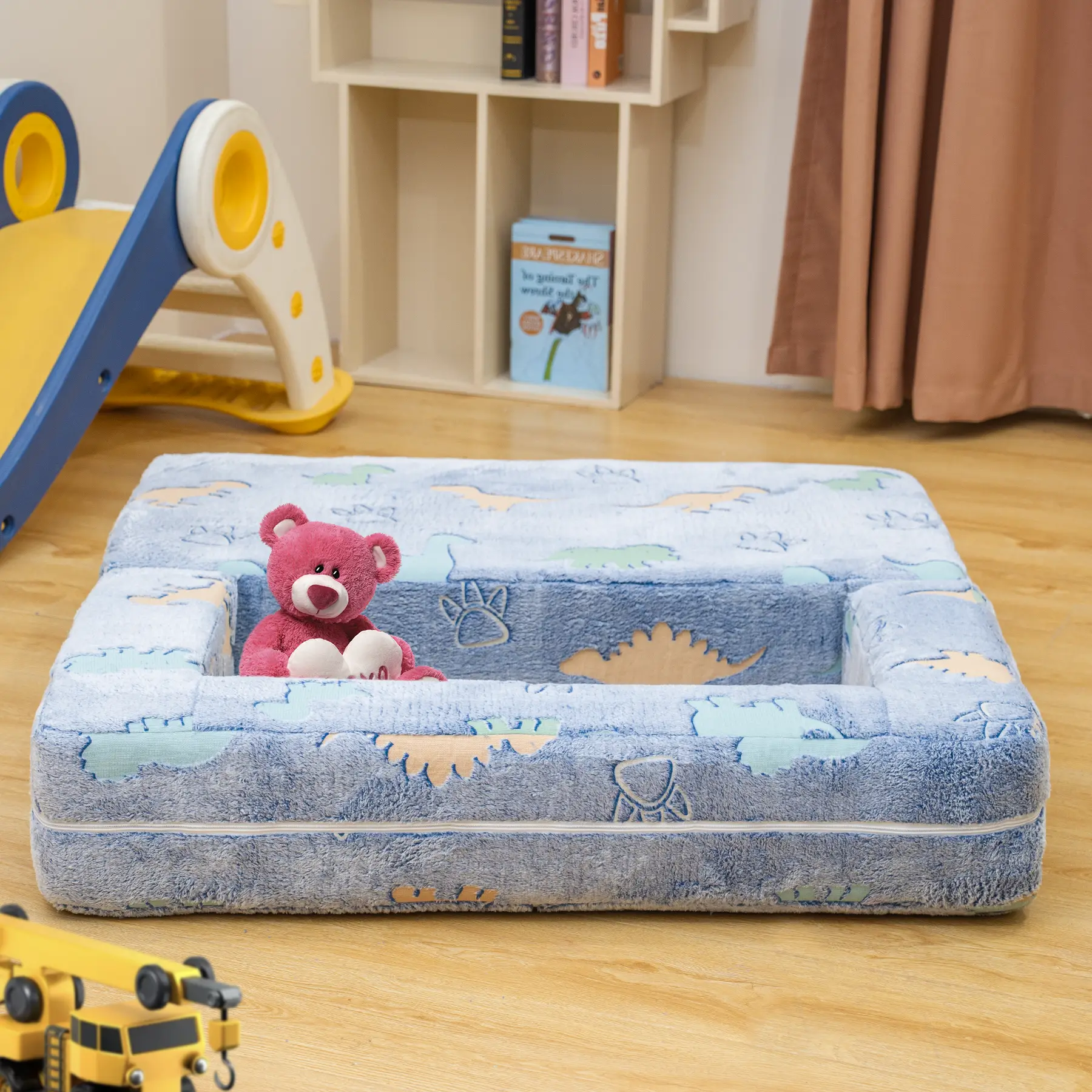 Lamerge Modular Play Couch,Glow in The Dark play Couch for playroom cloud couch, Convertible Fold Out Play Foam and Floor Cushion for Bedroom and Play