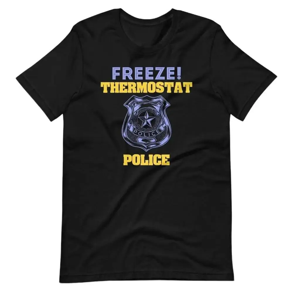 Freeze Thermostat Police Short Sleeve Unisex T-Shirt