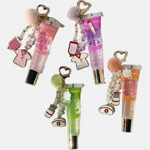 Blue’s Boutique Lipgloss Keychain - Compact Design for On-the-Go Lip Care