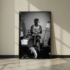 Jordan Poster Vintage Print For Sports Fans & Home Decor