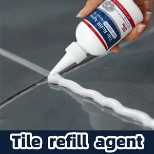 Doeyvose Heavy-Duty Waterproof Tile Grout Filler, No Shrinkage Formula, Easy Application, Durable Sealant for Bathtub & Shower Edges