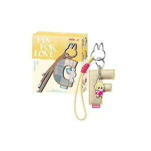 CONFIRMED Pop Mart THE MONSTERS (Labubu) V4 Pin for Love Series- Letter Pendant Blind Box (A-M) - Opened Box