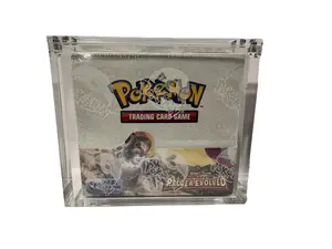 Premium Pokemon Booster Box Acrylic Magnetic Hard Display UV Case