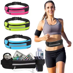 Unisex Sports Waist Bag, Outdoor Running Belt Pouch & Hydration Backpack, Phone Waistband Accessory, Ideal for Men and Women