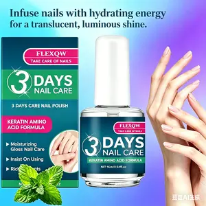 2026 New 3 Days Keratin Nail Care Oil, Moisturizing Strengthening Nail Oil for Dry Weak Fragile Damaged Nails