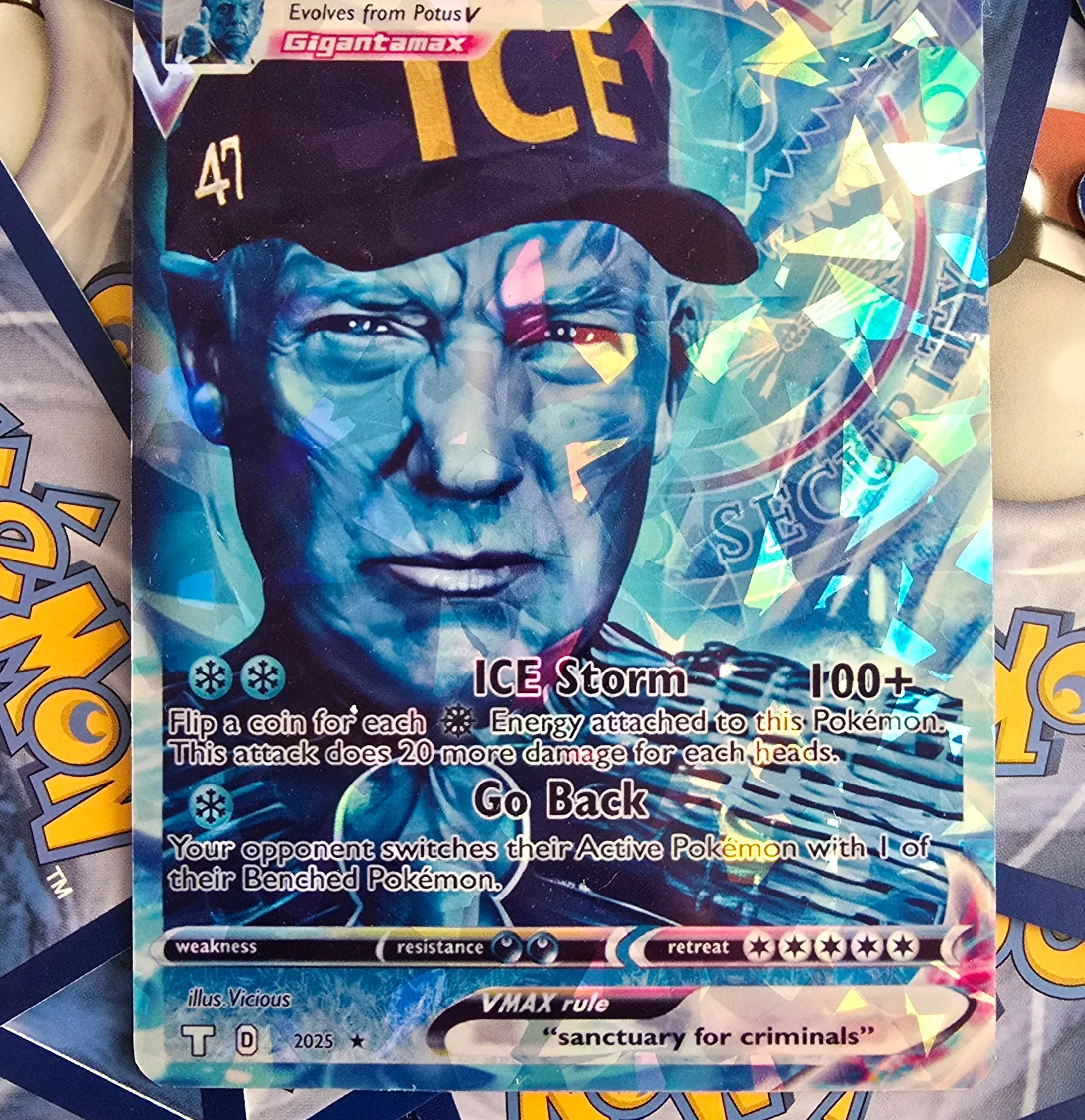 Trump ICE Pokemon Card - Donald Trump - TikTok Shop