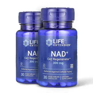 Life Extension NAD+ Cell Regenerator Supplement 300 mg Niacinamide Riboside - Supports Cellular Energy, Vitality, Skin Aging & Focus, Fatigue
