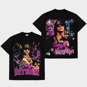 Bret “The Hitman” Hart Premium Cotton T-Shirt, The Excellence of Execution Shirt, Hitman Fans shirt, Sharpshooter The Hitman Shirt, People’s Champ Fans, WWE Wrestling Graphic Tee for Fans, gift for WWE fans, Gift for Boyfriends