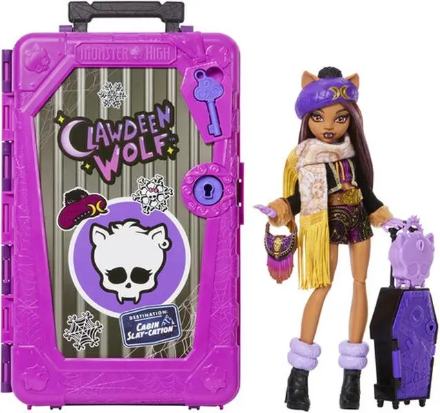 Monster High Skulltimate Secrets: Cabin Slay-Cation Clawdeen Wolf Doll and Playset  [COLLECTIBLES] Paper Doll, Collectible, Doll Figurine, Figure Dolls