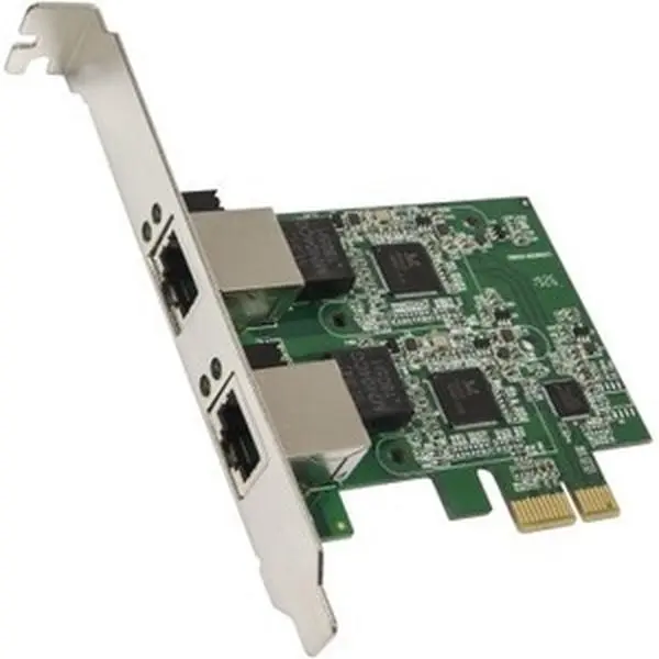 SYBA Multimedia SD-PEX24066 Dual 2.5 Gigabit Ethernet PCI-e x1 Network Card - PCI Express x16 - 2 Ports - 2 - Twisted Pair