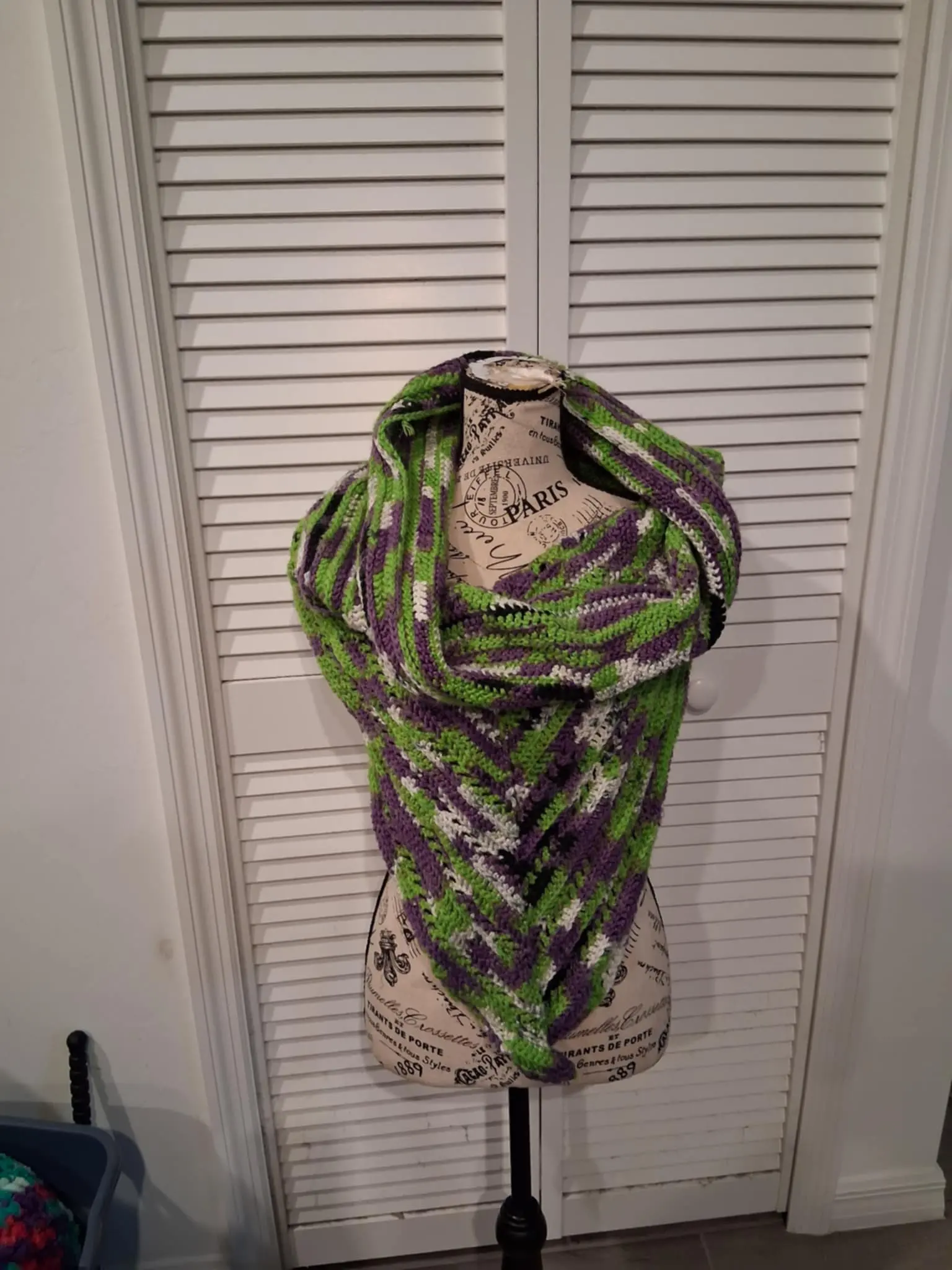 beetlejuice hooded scarf