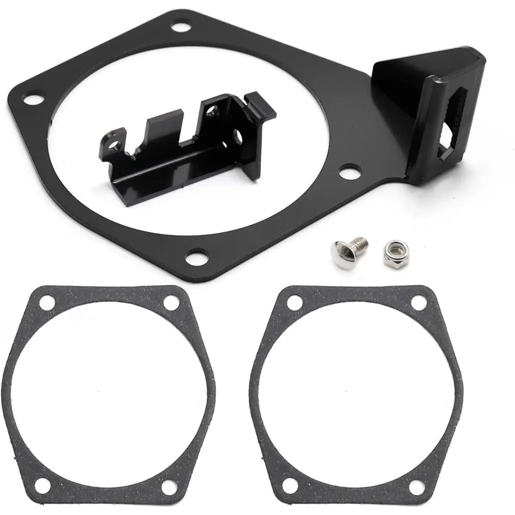 4-Bolt Throttle Cable Bracket For Intakes 92MM-102MM, Replaces# 81012,81042,81001,81002,81003,81007,81043,81044