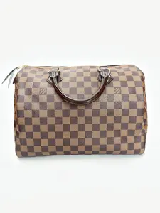 Pre-owned Louis Vuitton Damier Ebene Speedy 30 D0039