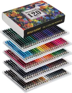 120 Colored Pencils for Adult Coloring Books, 120 Oil Based Soft Core Professional Color Pencils Set for Artists Beginners Drawing Coloring Sketching Blending
