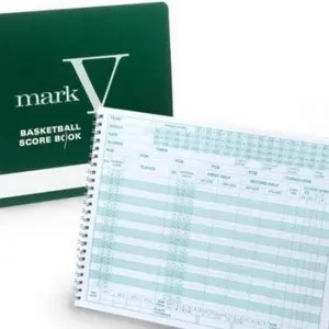 Mark V Basketball Scorebook Planner Stats