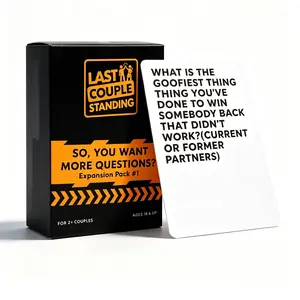1pc Couples Game Card For Questions